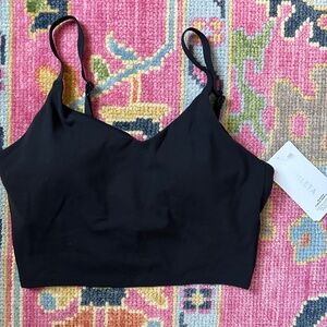 Athleta Elation V-Neck Longline Bra D-DD